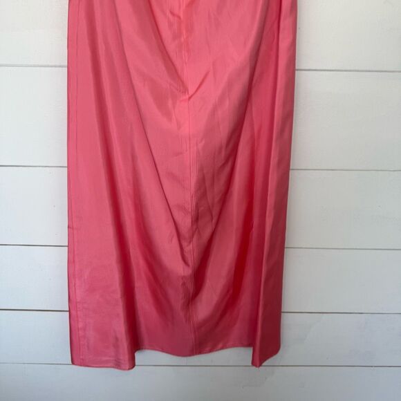 1980s Vintage Jessica McClintock Women’s 10 Pink Strapless Prom Dress - Picture 4 of 7